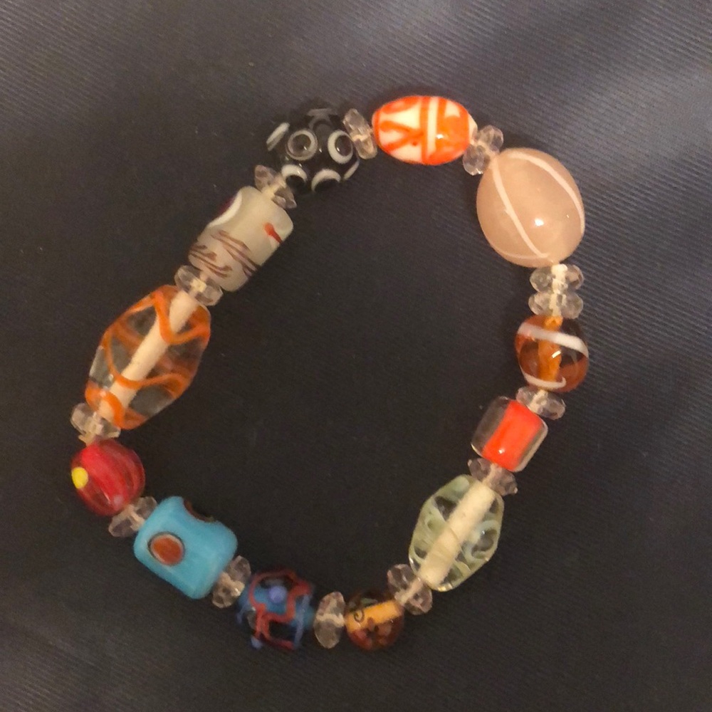Mixed bead bracelet.
